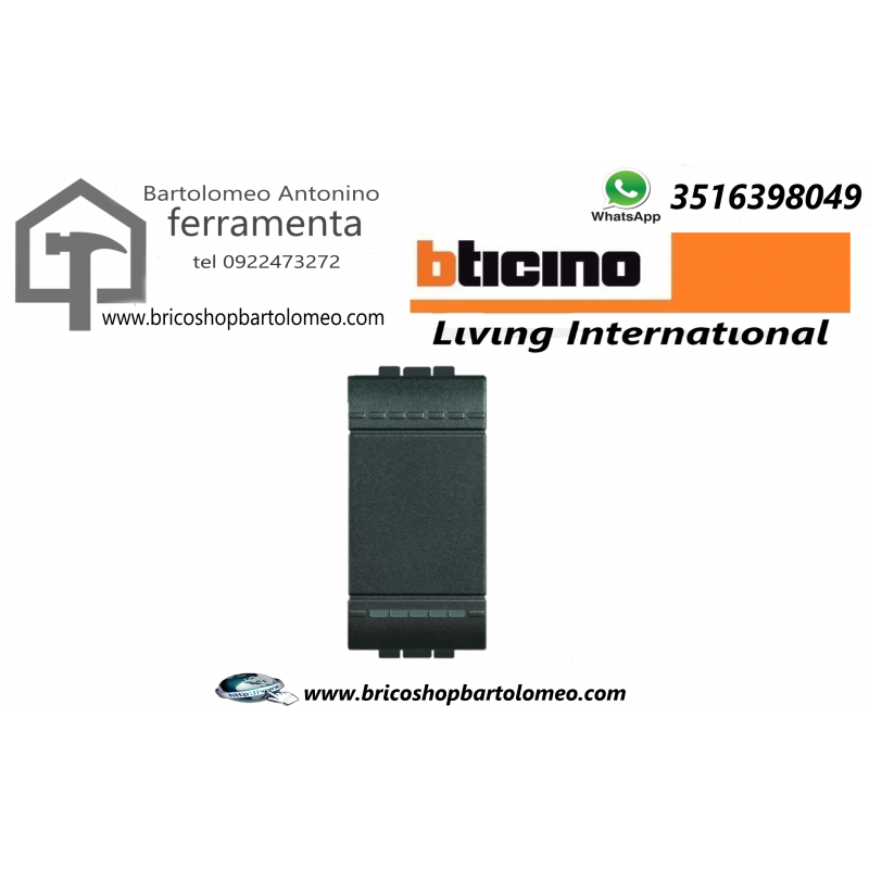 Bticino Living Classic Magnetotermico Bipolare 16A Art. 4636 - Interruttore 0-1