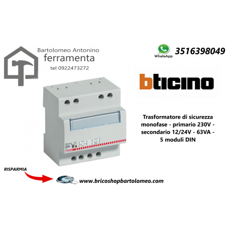 TRASFORMATORE MONOFASE DA CIRCUITO STAMPATO 2VA PRIMARIO 0-230